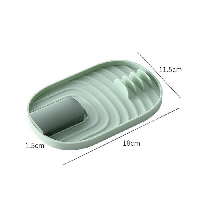 LsCook Folding Pot Lid Holder Kitchen Stove Top Storage Rack - Green OPP