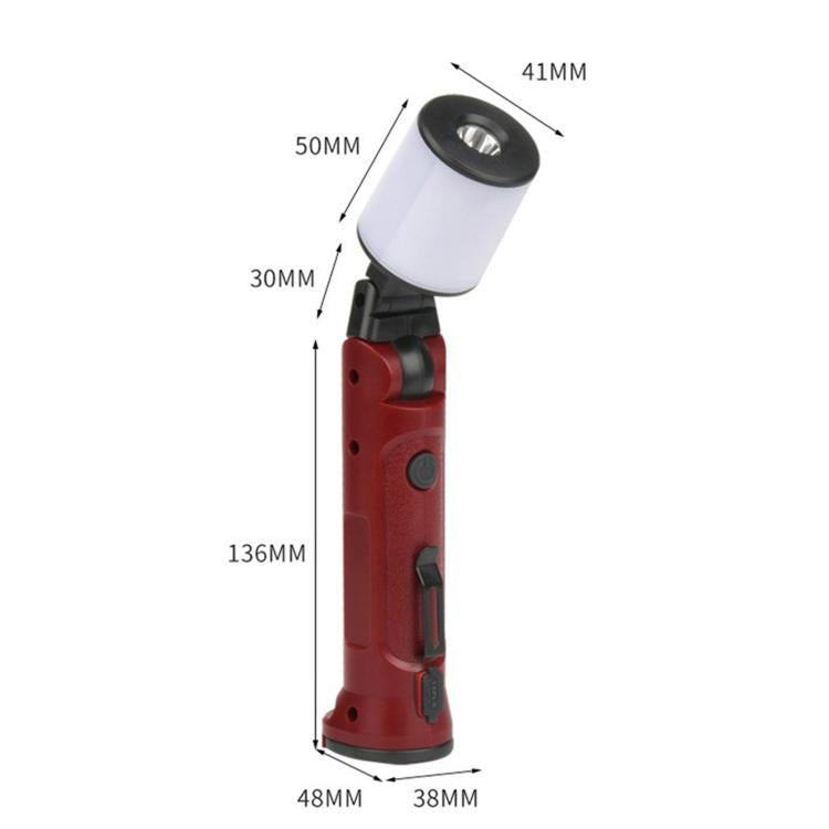 WK072 Magnetic COB Handheld Flashlight, LED Warning Work Light For Camping & Car Repair
