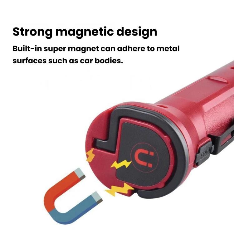 WK072 Magnetic COB Handheld Flashlight, LED Warning Work Light For Camping & Car Repair