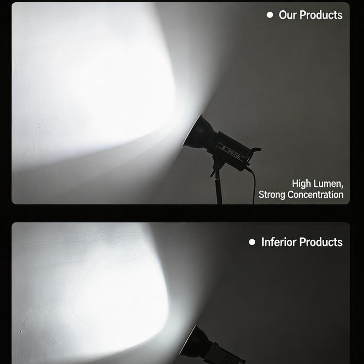 DENGWEI DW100D 100W COB LED Video Light Daylight Balanced Continuous Output Studio Lamp US Plug