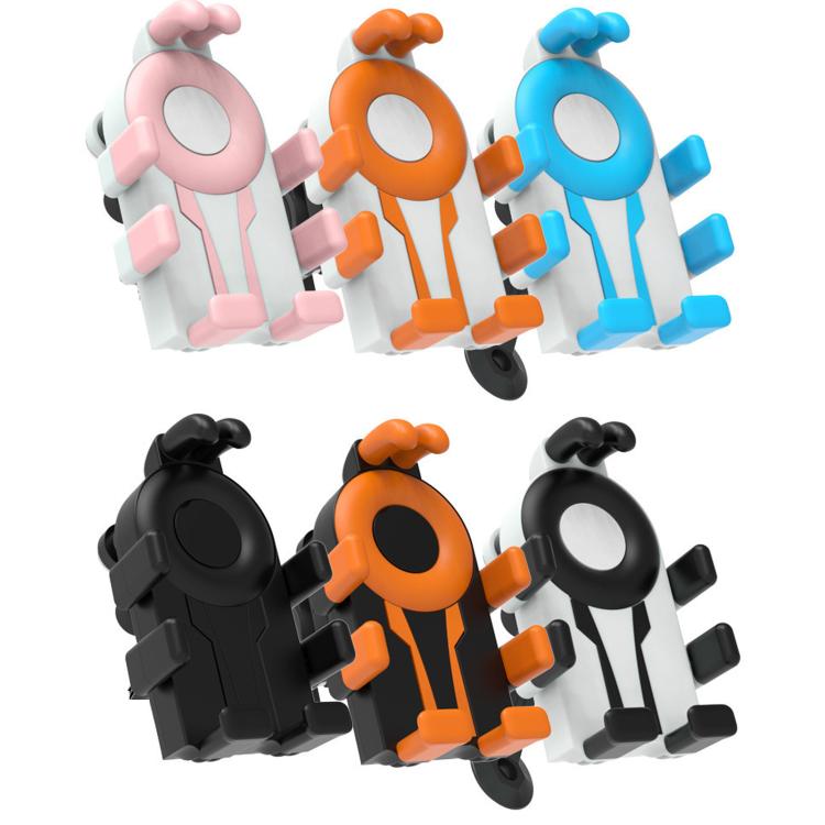 Electric Motorcycle Eight-Armed Fixation Shockproof Phone Mount, Color: All Black Handlebars