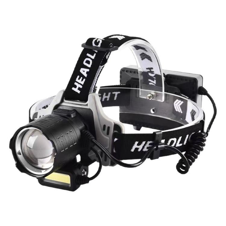 Long-Range Zoom COB High-Sensor Headlamp, LED Headlight For Outdoor Beach Foraging & Night Fishing No Battery
