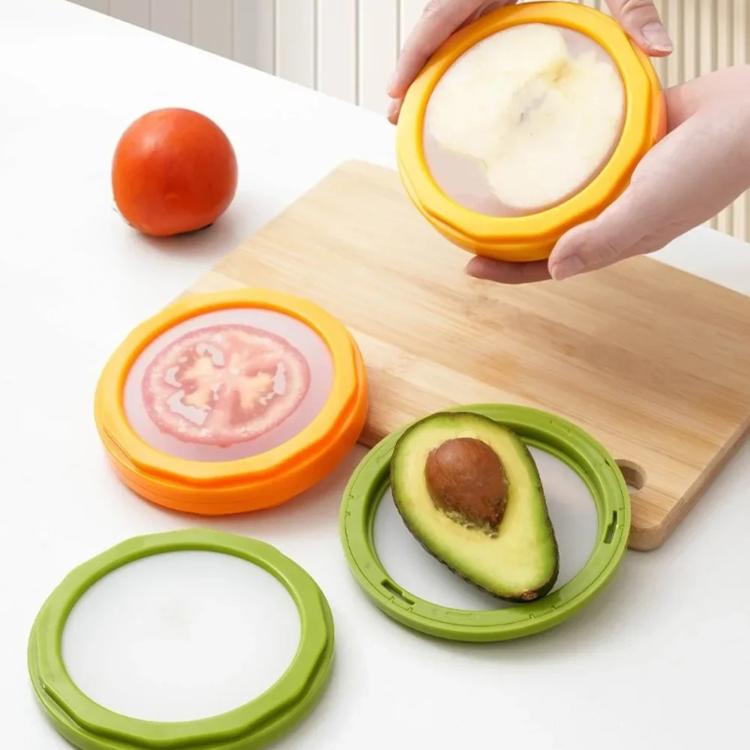 LsCook 4-Piece Set Transparent Refrigerator Food Storage Container