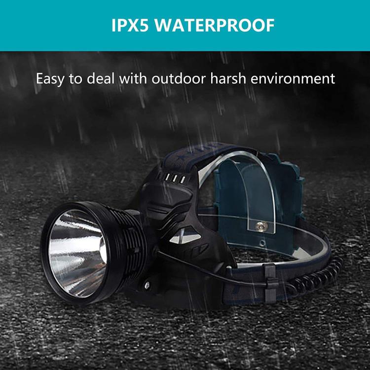 W644 Fixed Focus Long-Range High Beam P70 Headlamp, Multifunctional Aluminum Alloy Head-Mounted Lamp For Outdoor Night Fishing No Battery