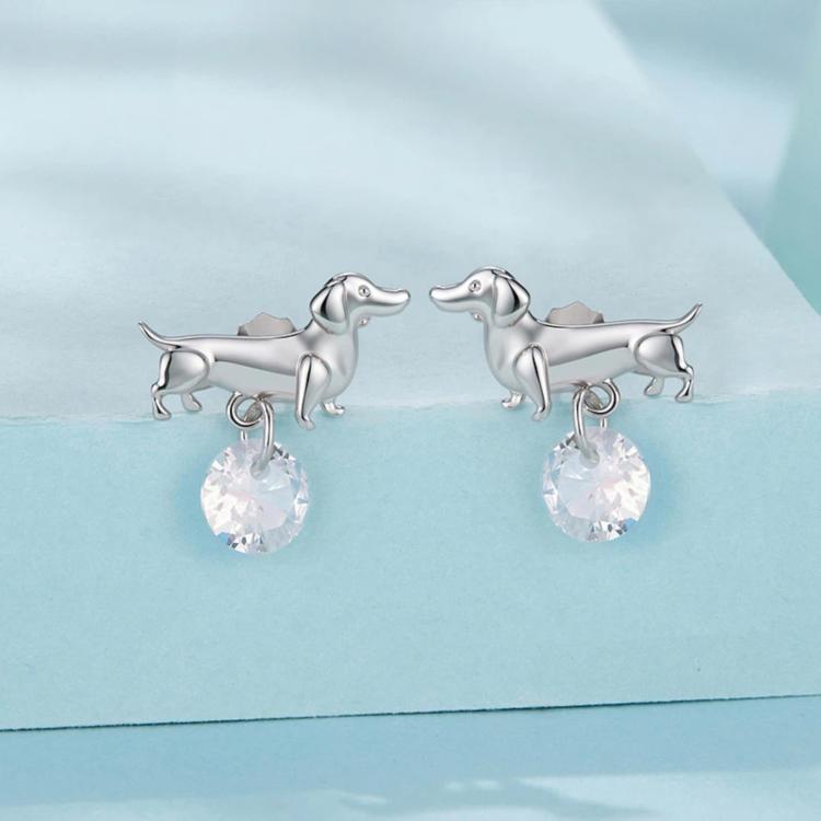 Cute Dachshund Earrings Versatile Pet Accessories - YIE337