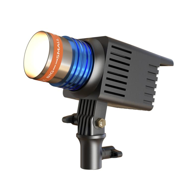 DENGWEI 50W COB LED Hair Light For Live Streaming, Bi-Color 3000K-6500K Studio Spotlight With Adjustable Focus UK Plug