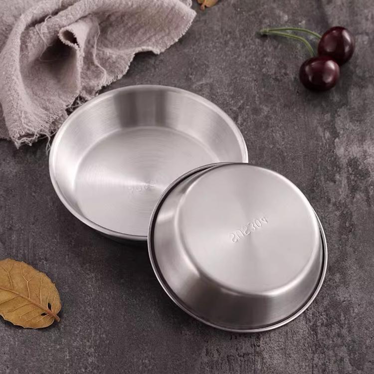 LsCook 8cm 304 Stainless Steel Sauce Dish Round Multi-Purpose Serving Dish - Matt