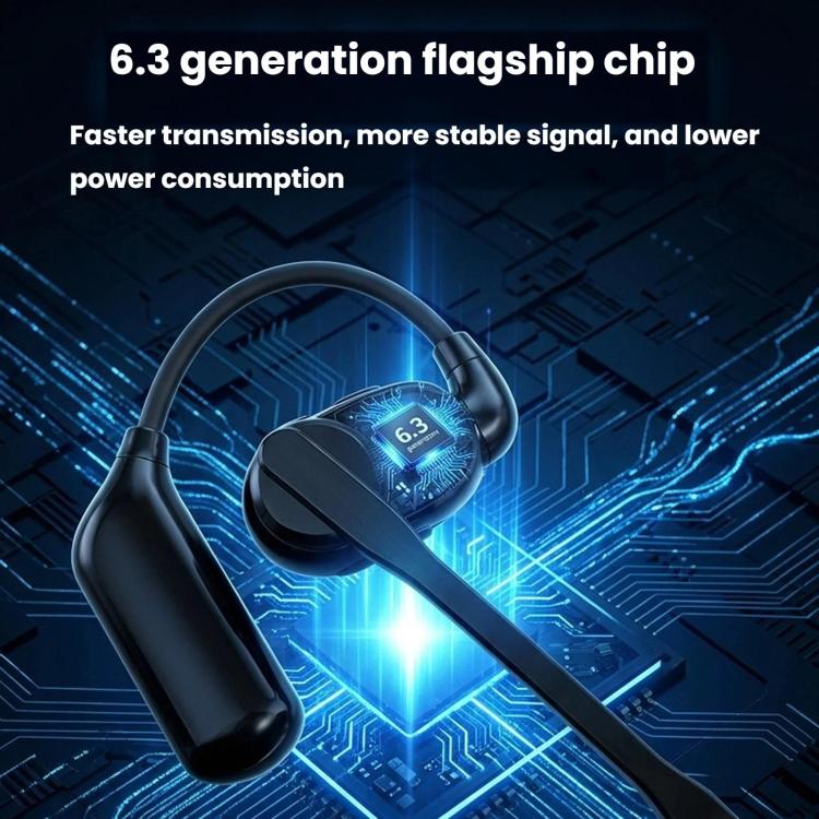 V1 Ear-Hook Rotatable Bluetooth Earphone, HD Noise Reduction Rainproof Earphone