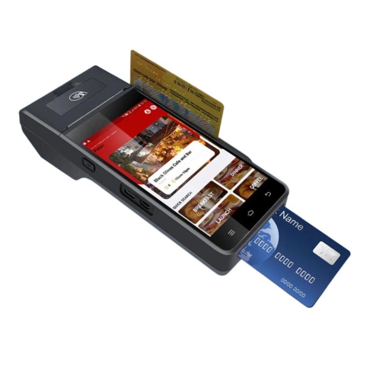 Z90N Supermarket Mobile Bill Payment POS Machine, Handheld Cash Register With Credit Card NFC Function EU Plug