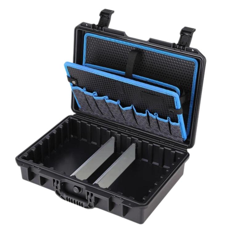 Waterproof Shockproof Portable Electrical Repair Toolbox, Color: 440 Black