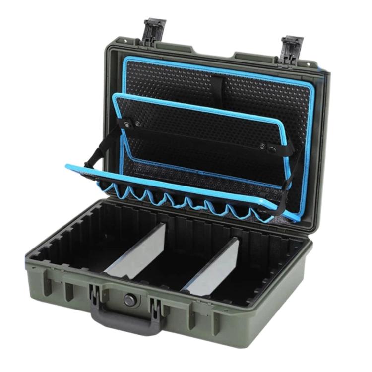Waterproof Shockproof Portable Electrical Repair Toolbox, Color: 440 Green