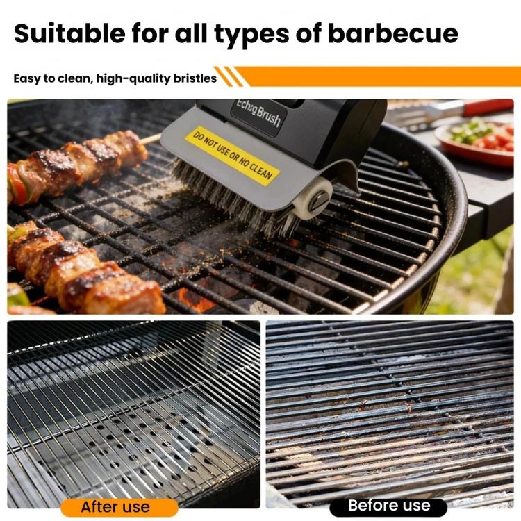 Electric Stainless Steel Roller Grill Cleaner Brush, Spec: Single Brush Head