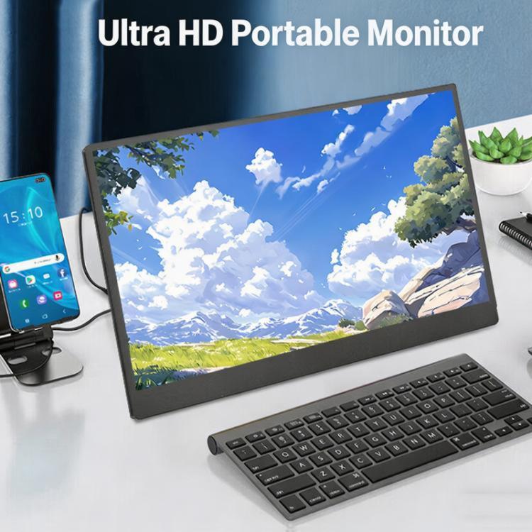 15.6 Inch 2K Portable Monitor With Touchscreen, 165Hz/144Hz Gaming Monitor 2560x1440 QHD IPS Screen, 10-Point Capacitive Touch, Built-In Kickstand