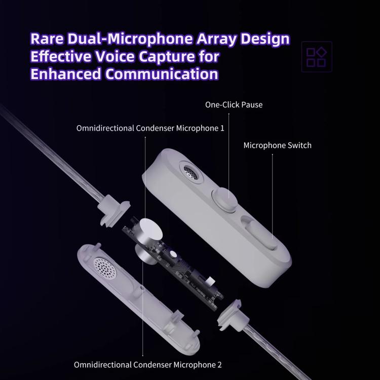 KZ Phantom Hi-Fi-grade Audio Gaming 1.2m Wired Earphones, Spec: 3.5mm With Mic