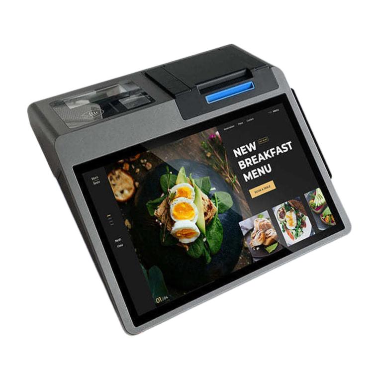 Z100 Dual-Screen Smart Cash Register With Printing All-In-One Machine, Android POS Terminal For Hotel, Restaurant, Supermarket EU Plug, Spec: 2.6 inch 58mm