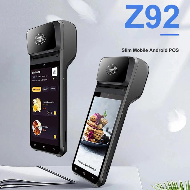 Z92 Smart Handheld Mobile Cash Register With Receipt Thermal Printing, Multi-Payment POS Terminal