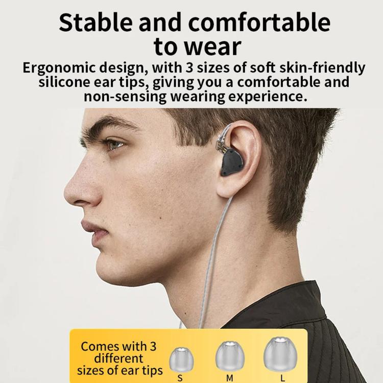 KZ-ZS10 PRO X 10-driver Dynamic Driver+Balanced Armature 1.2m Wired Earphones, Spec: Without Mic