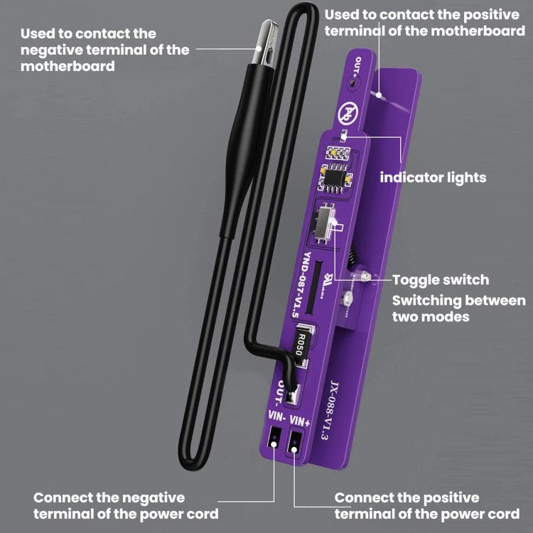 LAN RUI Unencrypted Battery-Free Power Clip For IPhone / Android - M191