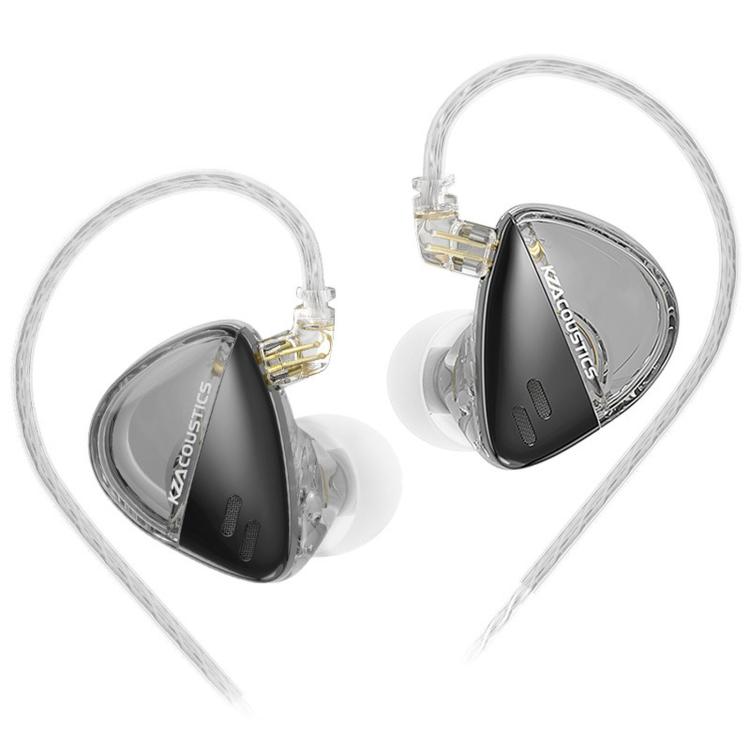 KZ X Angelears Libra Ultra-wideband Dynamic Hi-Fi In-Ear 1.2m Wired Earphones, Color: Black High-Resolution Standard