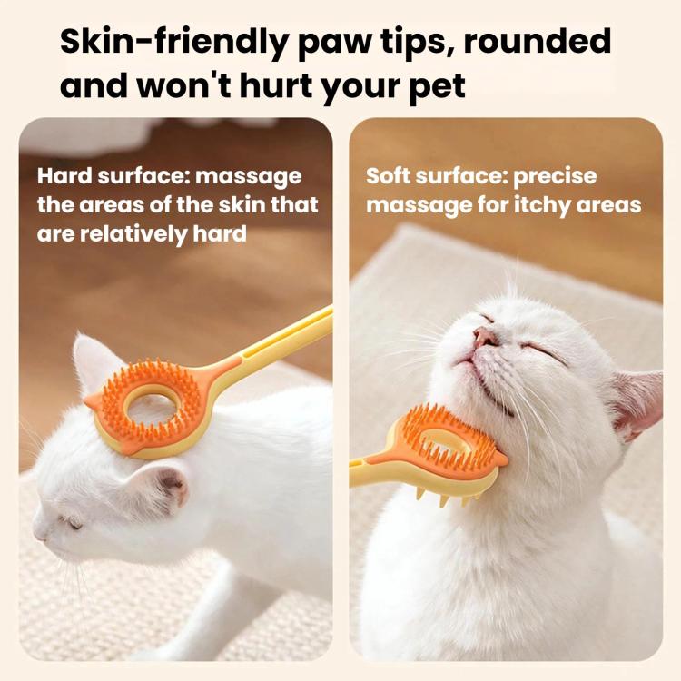 Retractable Pet Scratcher Double-Sided Massager, Interactive Cat Teaser Wand Toy