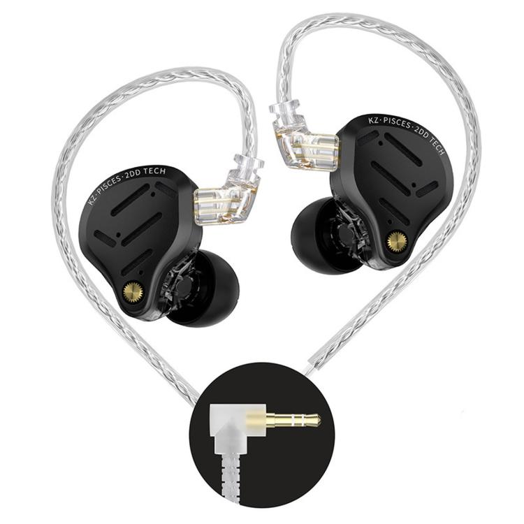 KZ Pisces Dual-driver Dynamic HiFi 1.2m Wired Earphones, Spec: 3.5mm Original Sound Standard