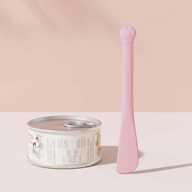 Extended Cat Can Spoon, Silicone Cat Food Spoon Pet Supplies