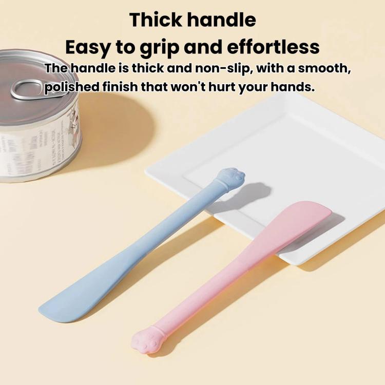 Extended Cat Can Spoon, Silicone Cat Food Spoon Pet Supplies