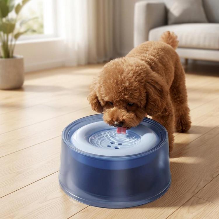 Large Capacity Drop-Proof Floating Pet Water Bowl, Non-Slip Water Dispenser For Cats & Dogs