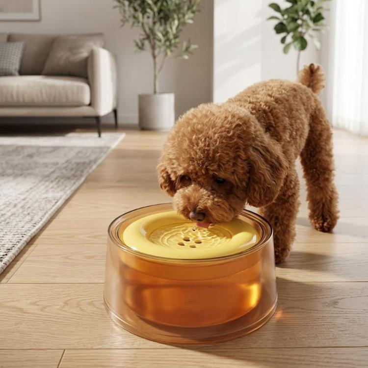 Large Capacity Drop-Proof Floating Pet Water Bowl, Non-Slip Water Dispenser For Cats & Dogs
