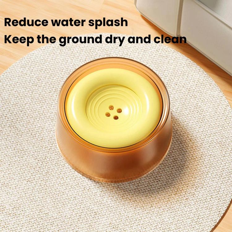 Large Capacity Drop-Proof Floating Pet Water Bowl, Non-Slip Water Dispenser For Cats & Dogs