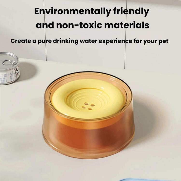 Large Capacity Drop-Proof Floating Pet Water Bowl, Non-Slip Water Dispenser For Cats & Dogs