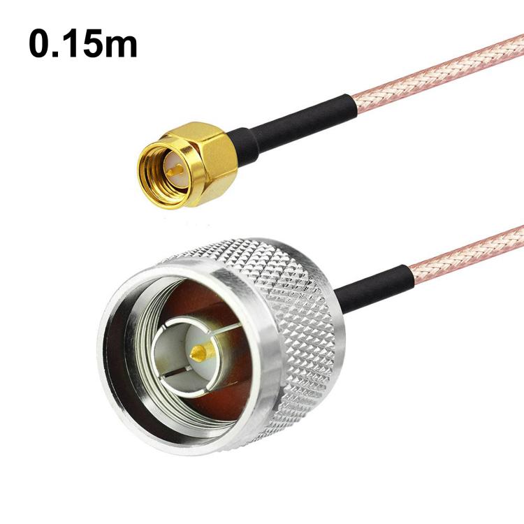 SMA Male To N Male RF Coaxial Antenna Extension Cable RG316 RF Adapter Cable, Length: 0.15m