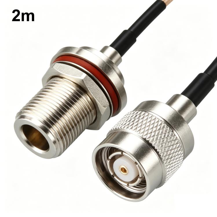 TNC Male To N Female RG316 Coaxial Cable, Length: 2m