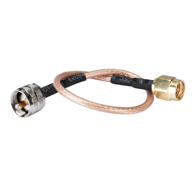 SMA Male To PL259 UHF Male RG316 RF Connection Cable, Length: 0.1m