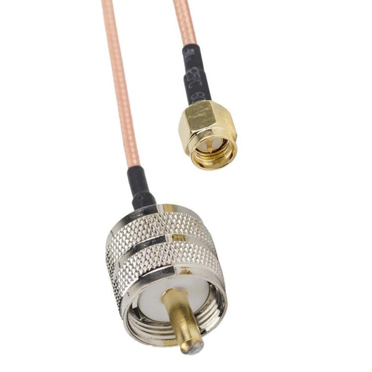 SMA Male To PL259 UHF Male RG316 RF Connection Cable, Length: 2m