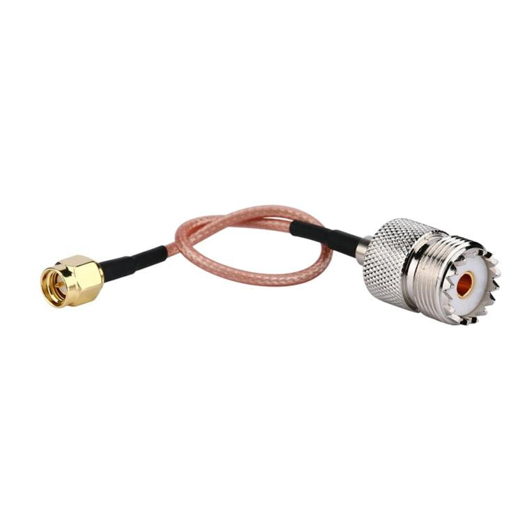 SMA Male To UHF Female S0239 Coaxial Cable RG316 RF Extension Cable, Length: 0.15m