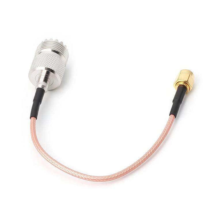 SMA Male To UHF Female S0239 Coaxial Cable RG316 RF Extension Cable, Length: 0.3m