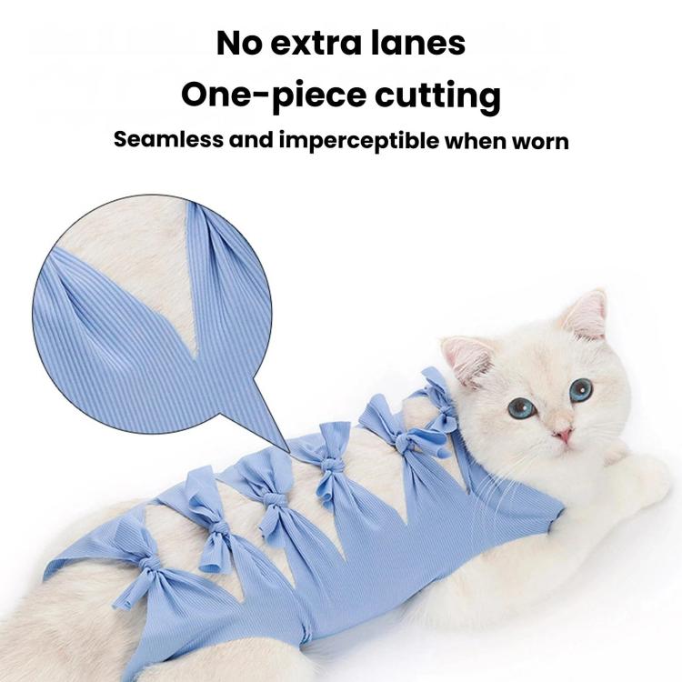 Breathable Anti-Licking Cat Sterilization Surgery Suit, Pet Weaning Anti-Harassment Clothes, Size: M