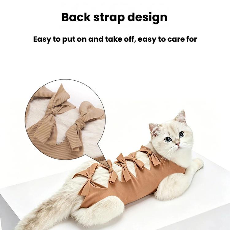 Breathable Anti-Licking Cat Sterilization Surgery Suit, Pet Weaning Anti-Harassment Clothes, Size: M
