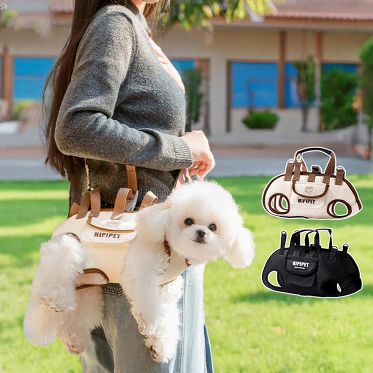 Hipipet Portable Crossbody & Handheld Pet Shoulder Bag, Multifunctional Outdoor Carrier For Cats & Dogs, Size: M