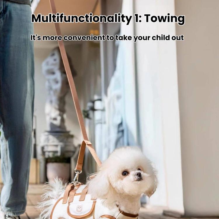 Hipipet Portable Crossbody & Handheld Pet Shoulder Bag, Multifunctional Outdoor Carrier For Cats & Dogs, Size: S