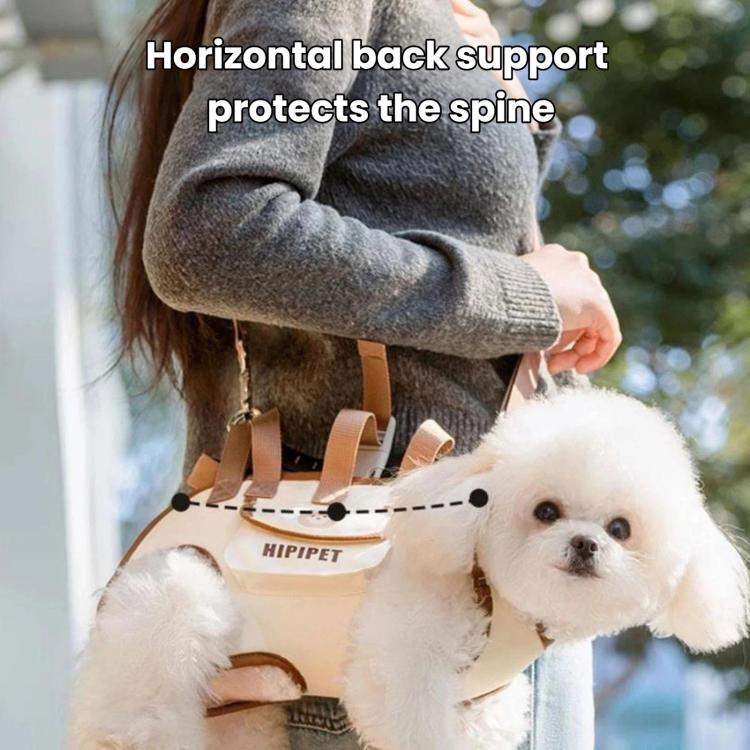 Hipipet Portable Crossbody & Handheld Pet Shoulder Bag, Multifunctional Outdoor Carrier For Cats & Dogs, Size: S