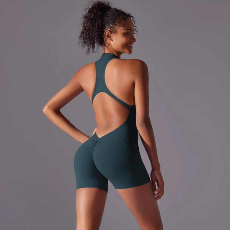 High-Intensity Tight-Fitting Backless Bodysuit/Yoga Wear, Size: M