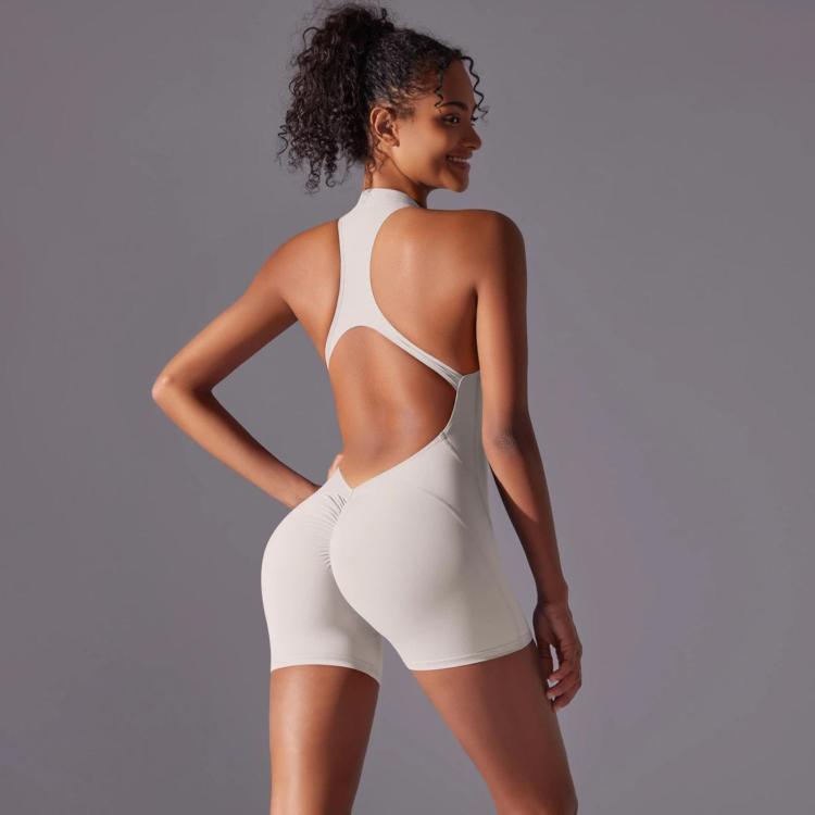High-Intensity Tight-Fitting Backless Bodysuit/Yoga Wear, Size: XL