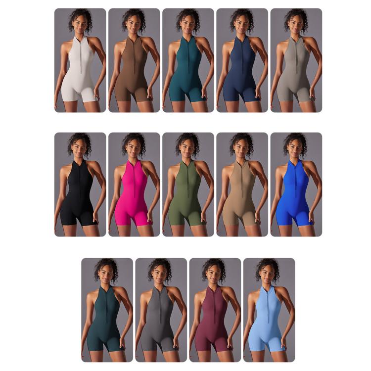 High-Intensity Tight-Fitting Backless Bodysuit/Yoga Wear, Size: M