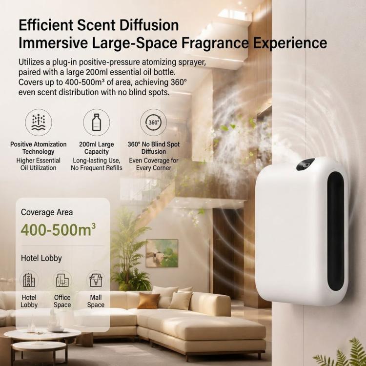 Home Smart Aromatherapy Diffuser Essential Oil Diffuser Automatic Fragrance Diffuser OV2Pro AU Plug - White