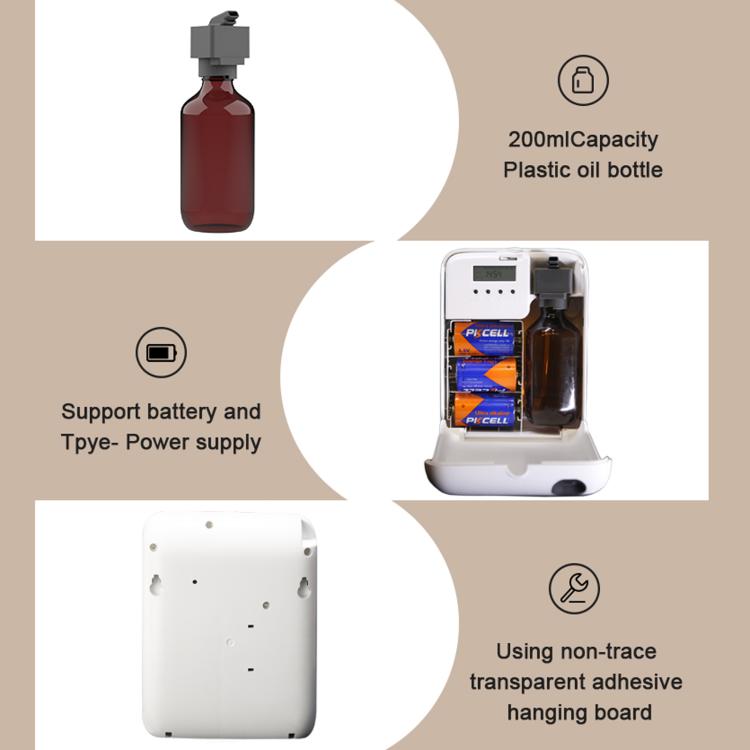 Home Smart Aromatherapy Diffuser Essential Oil Diffuser Automatic Fragrance Diffuser OV2Pro US Plug - White