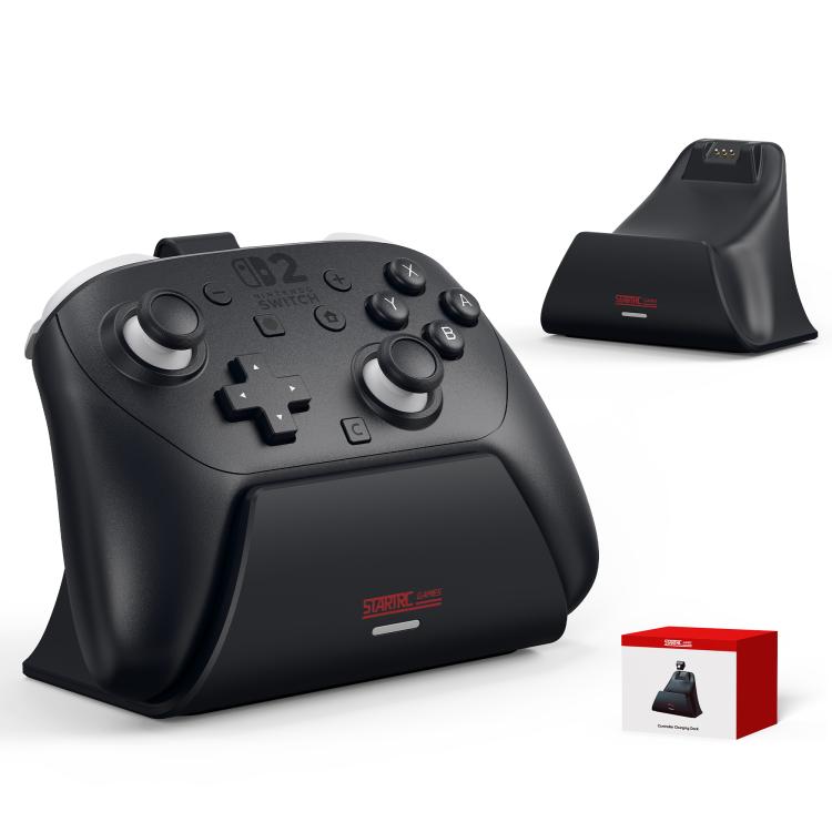 For Nintendo Switch 2 Pro STARTRC GAMES Controller Charging Dock Adapter Stand - Black