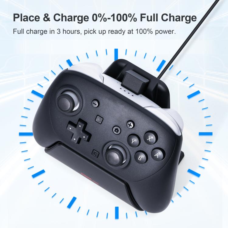 For Nintendo Switch 2 Pro STARTRC GAMES Controller Charging Dock Adapter Stand - Black