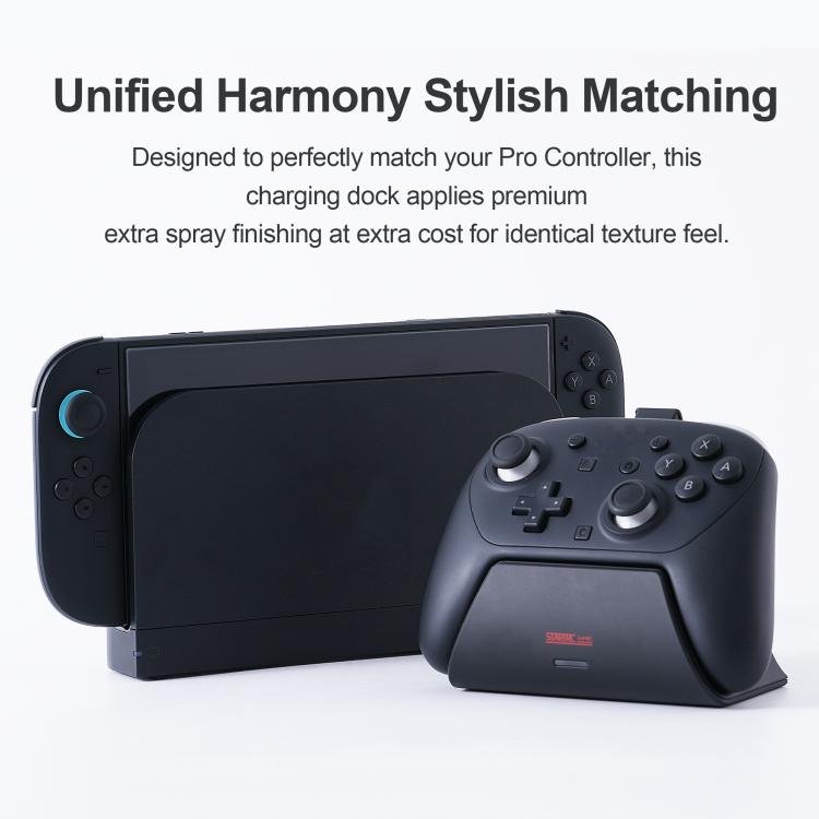 For Nintendo Switch 2 Pro STARTRC GAMES Controller Charging Dock Adapter Stand - Black